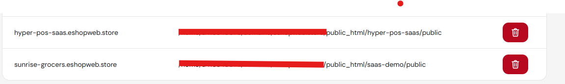 Hosting-panel domain and HTTPS configuration